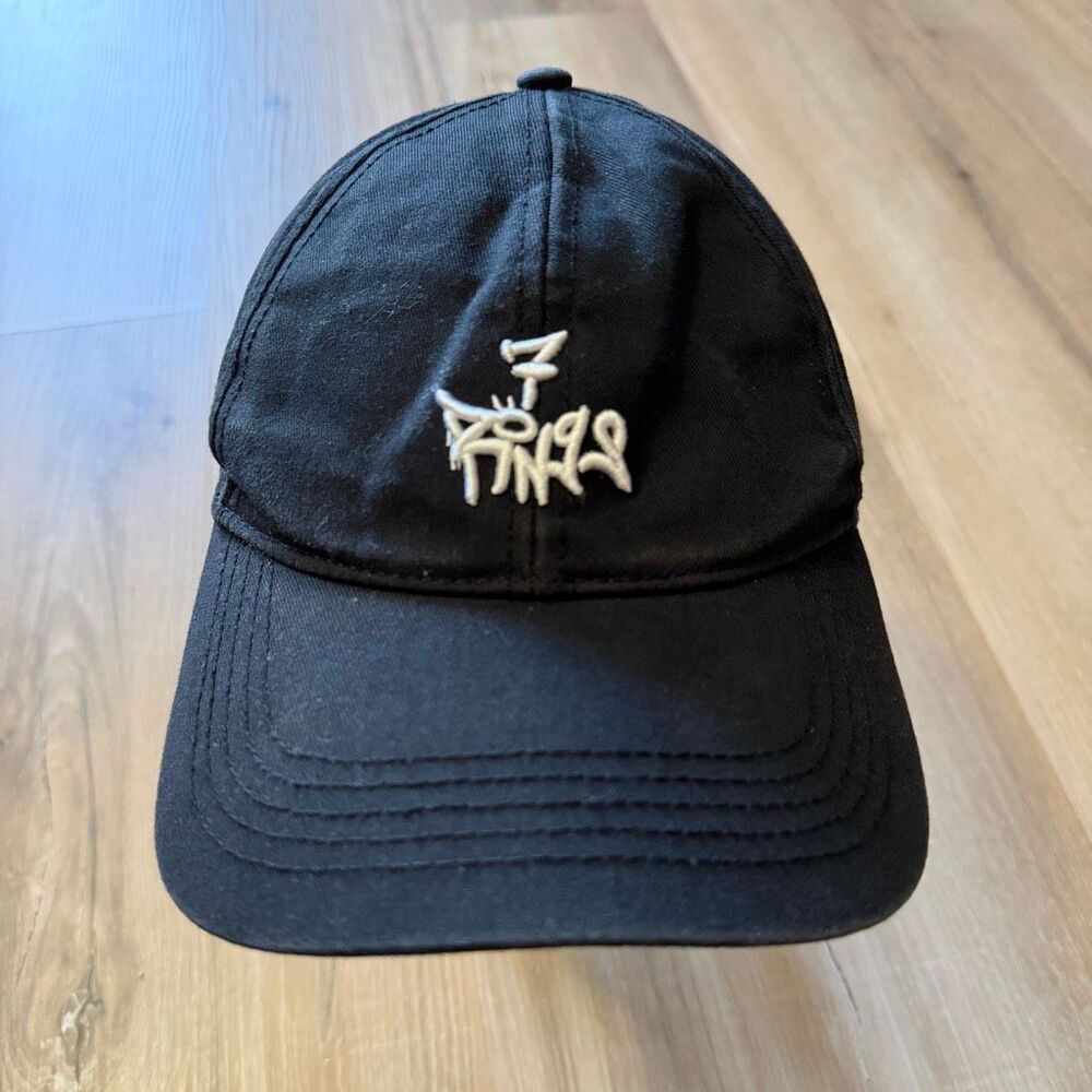 H&M Ariana Grande 7 Rings Song Black Adjustable Dad Hat One Size Cap Pop Singer